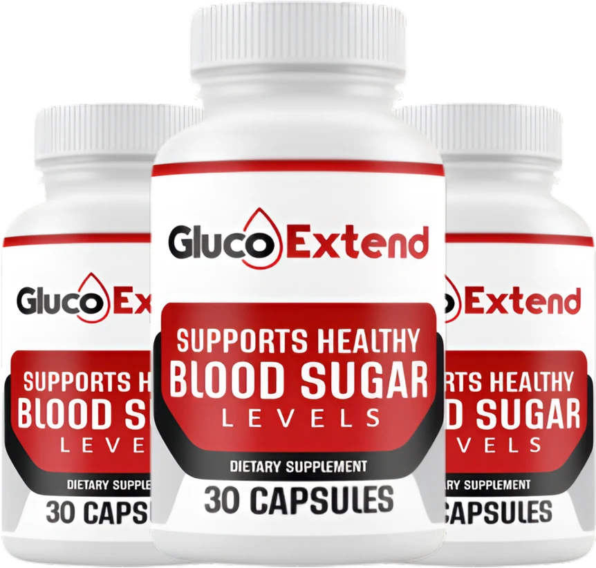 Gluco Extend three bottles